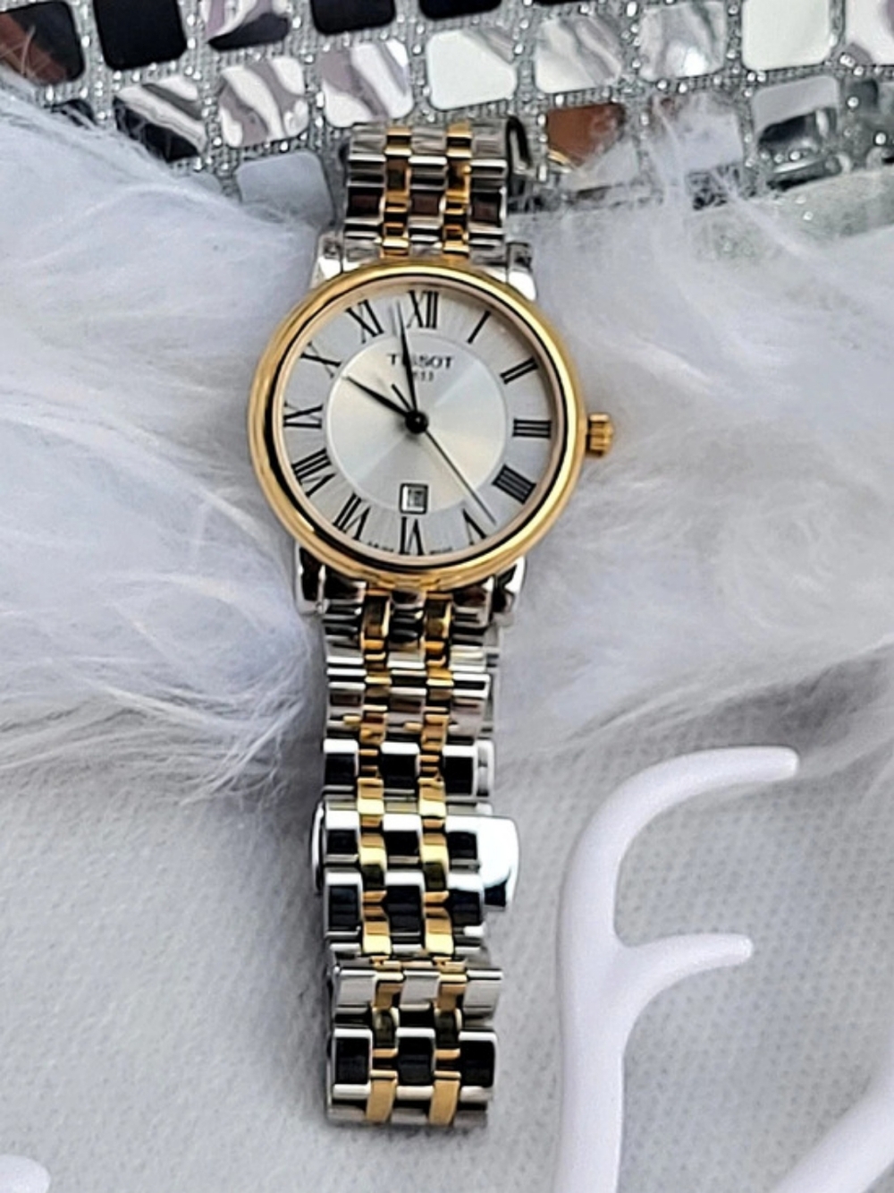 Tissot Le Locle Two-Tone Roman Numeral Watch. Not Original Pack # TS01 - Picture 12 of 12